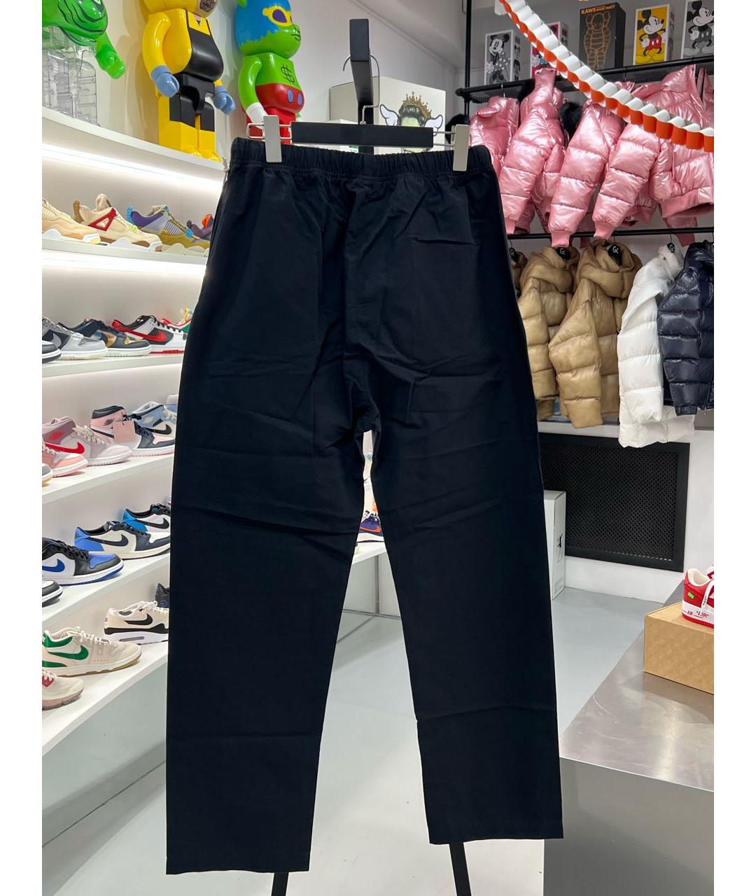 FEAR OF GOD ESSENTIALS Черные хлопковые повседневные брюки, фото 2