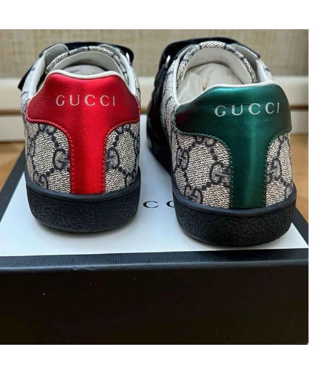 GUCCI Бежевые кроссовки, фото 3