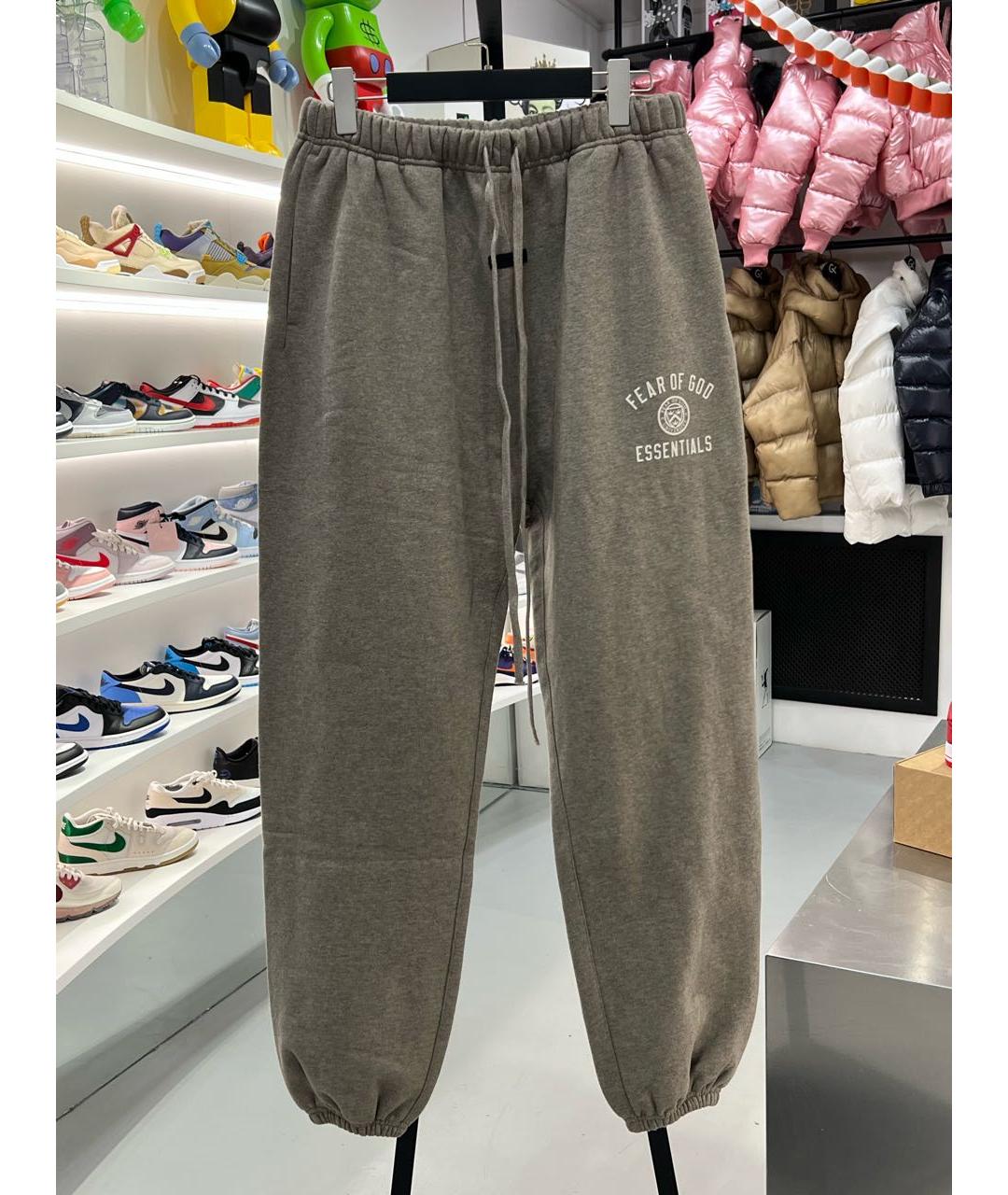 FEAR OF GOD ESSENTIALS Бежевые хлопковые повседневные брюки, фото 5