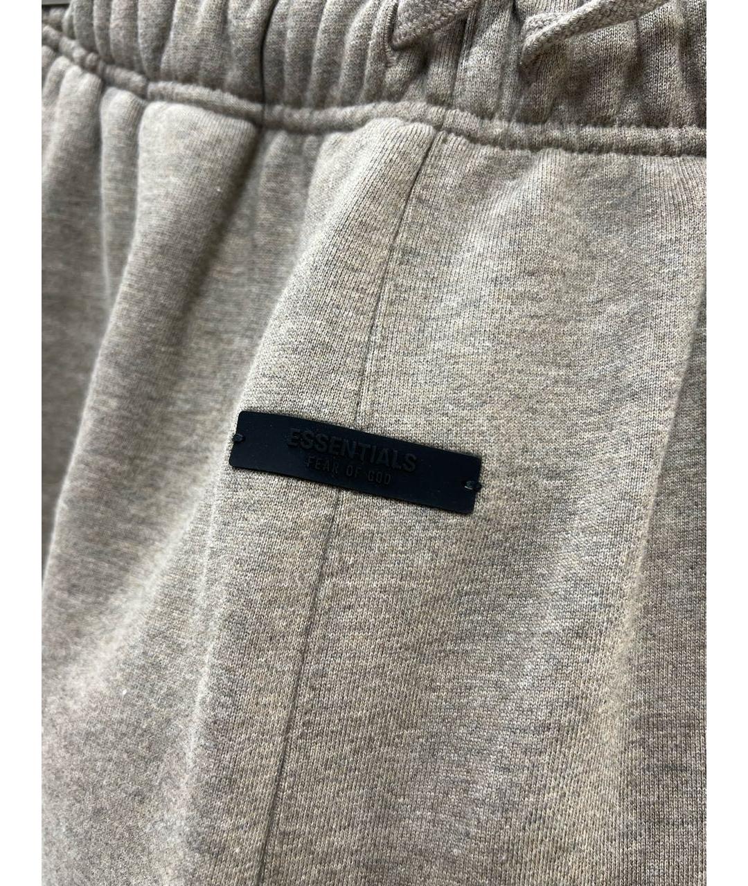 FEAR OF GOD ESSENTIALS Бежевые хлопковые повседневные брюки, фото 4