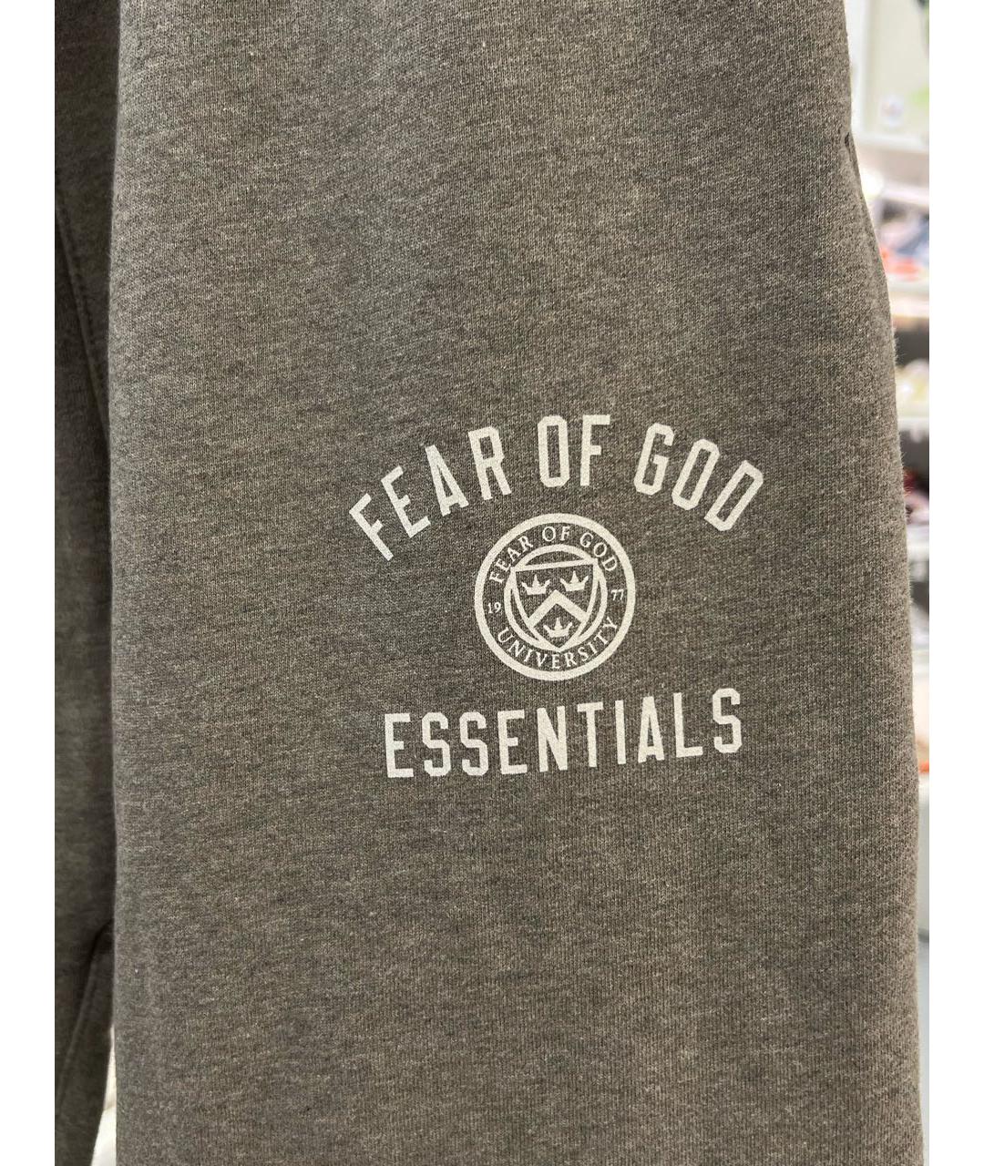 FEAR OF GOD ESSENTIALS Бежевые хлопковые повседневные брюки, фото 3