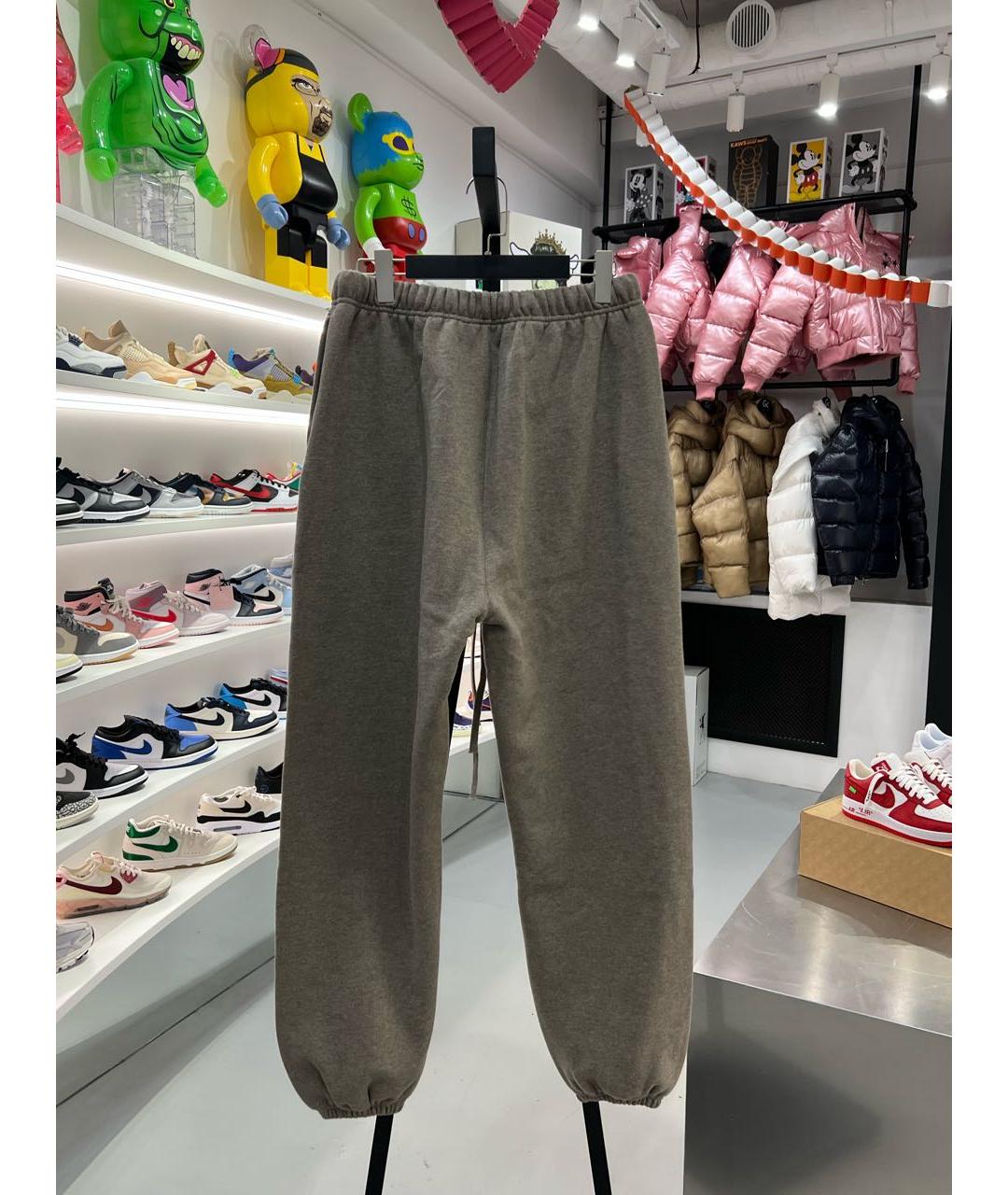 FEAR OF GOD ESSENTIALS Бежевые хлопковые повседневные брюки, фото 2