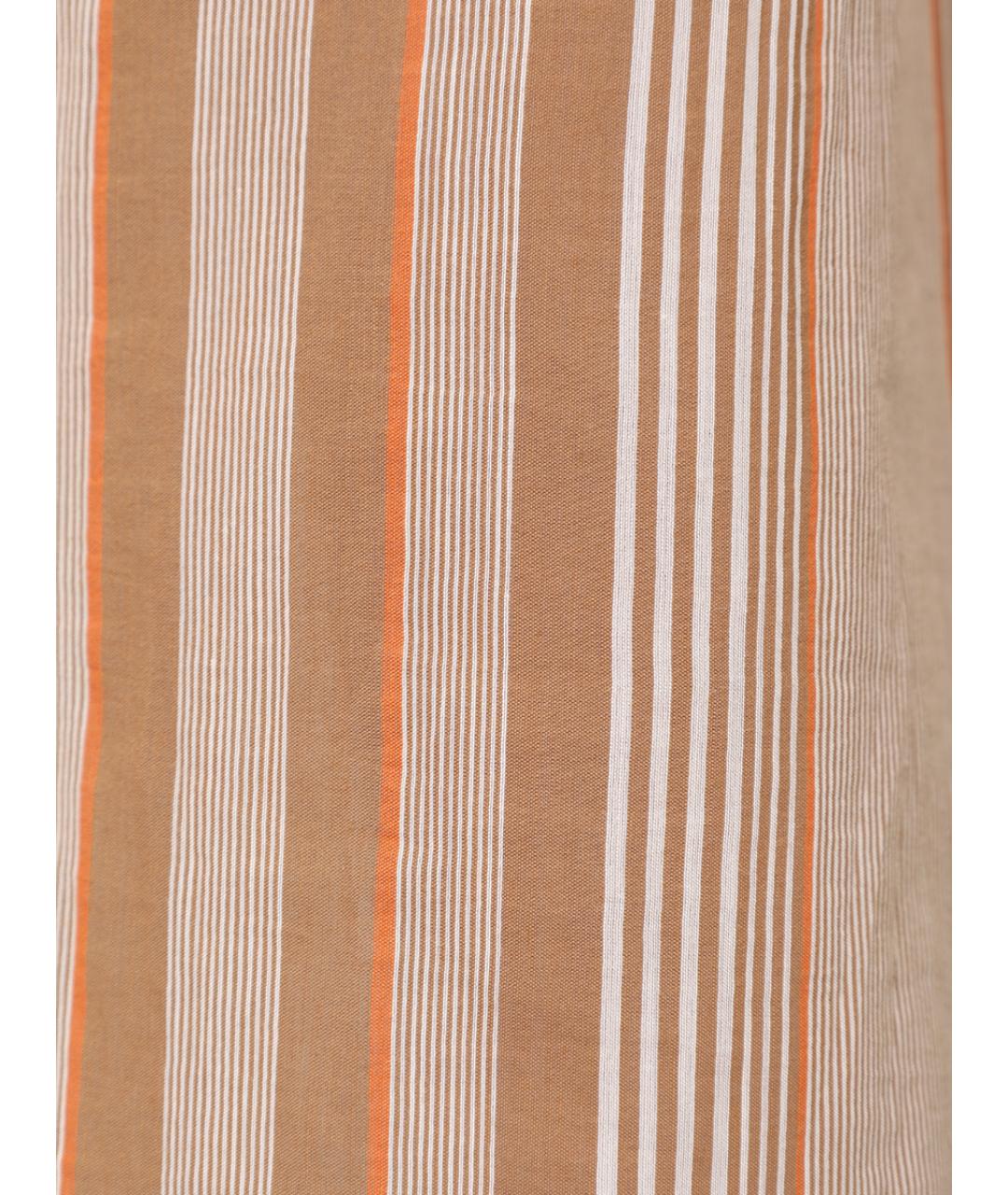 ALBERTA FERRETTI Бежевый хлопковый сарафан, фото 6