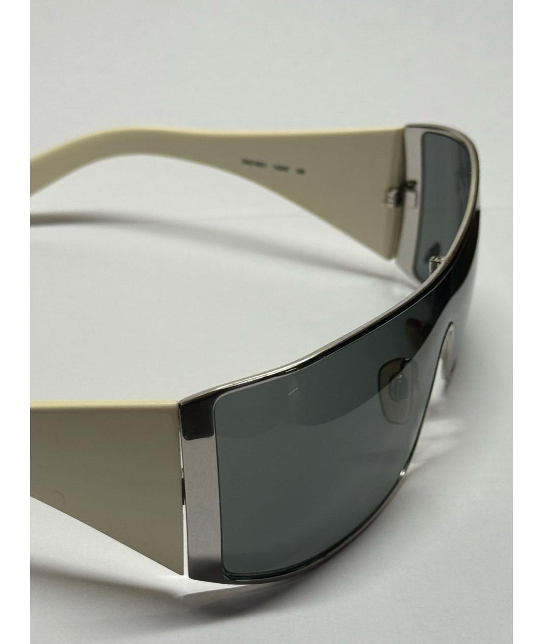 DOLCE&GABBANA Бежевые пластиковые солнцезащитные очки, фото 3