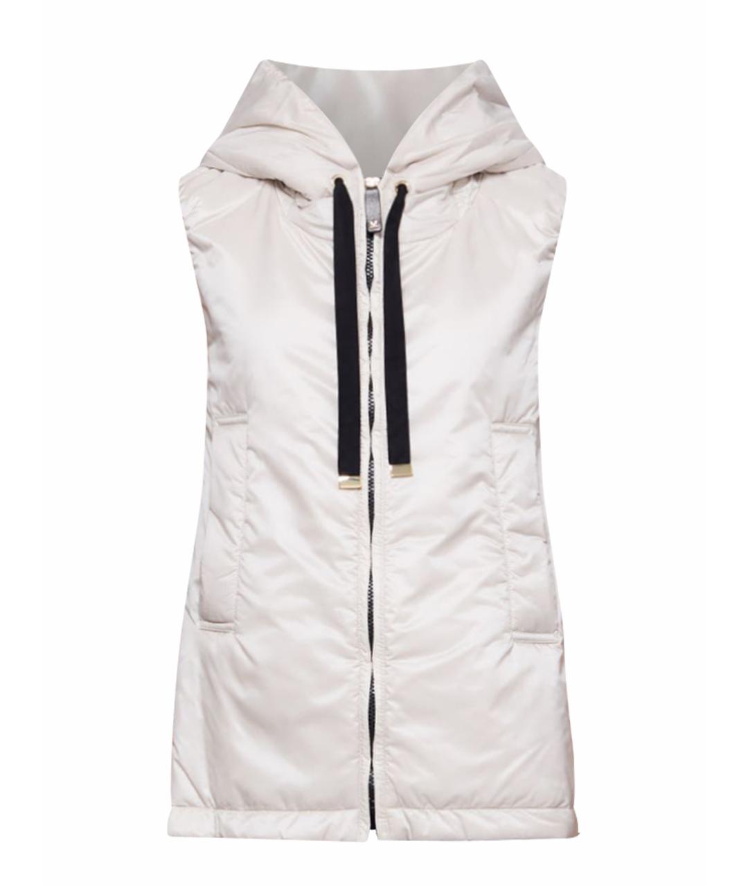 MAX MARA Серый полиэстеровый жилет, фото 1