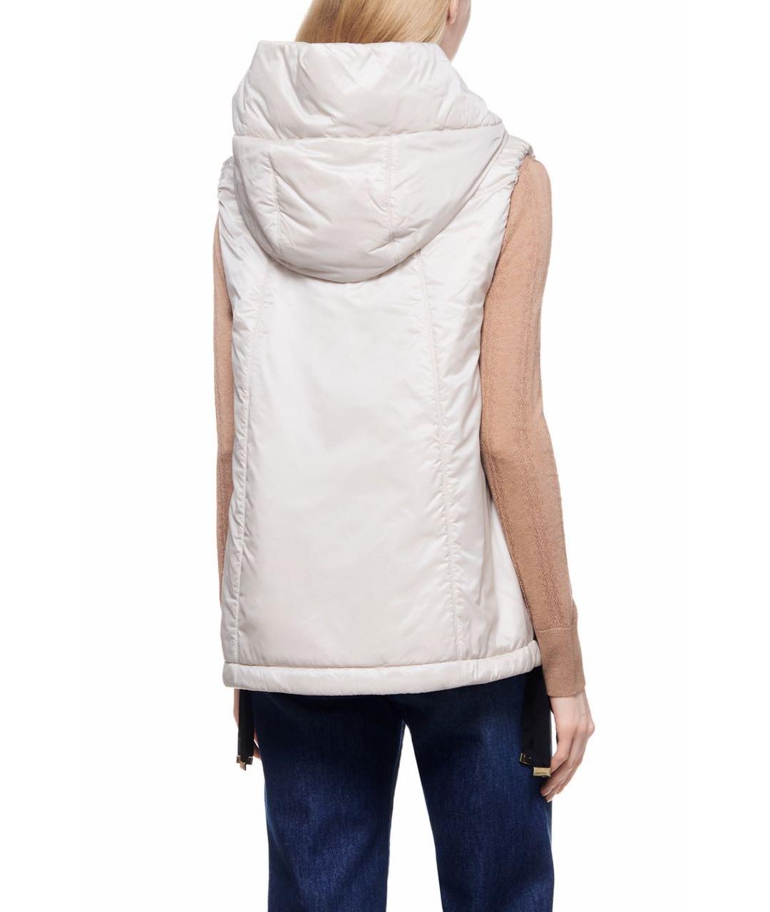 MAX MARA Серый полиэстеровый жилет, фото 2