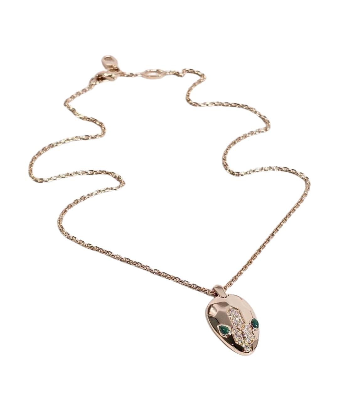 BVLGARI Золотая подвеска из розового золота, фото 1