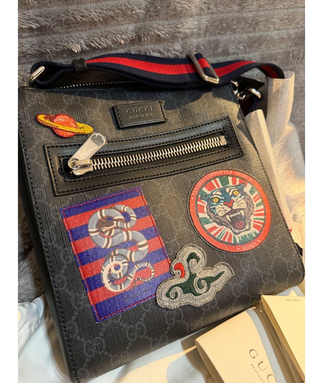 GUCCI Мульти кожаная сумка на плечо, фото 2