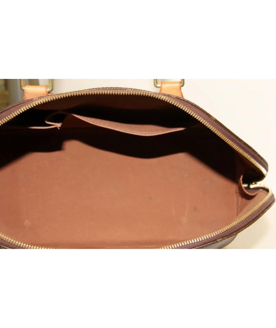 LOUIS VUITTON Коричневая сумка с короткими ручками, фото 4