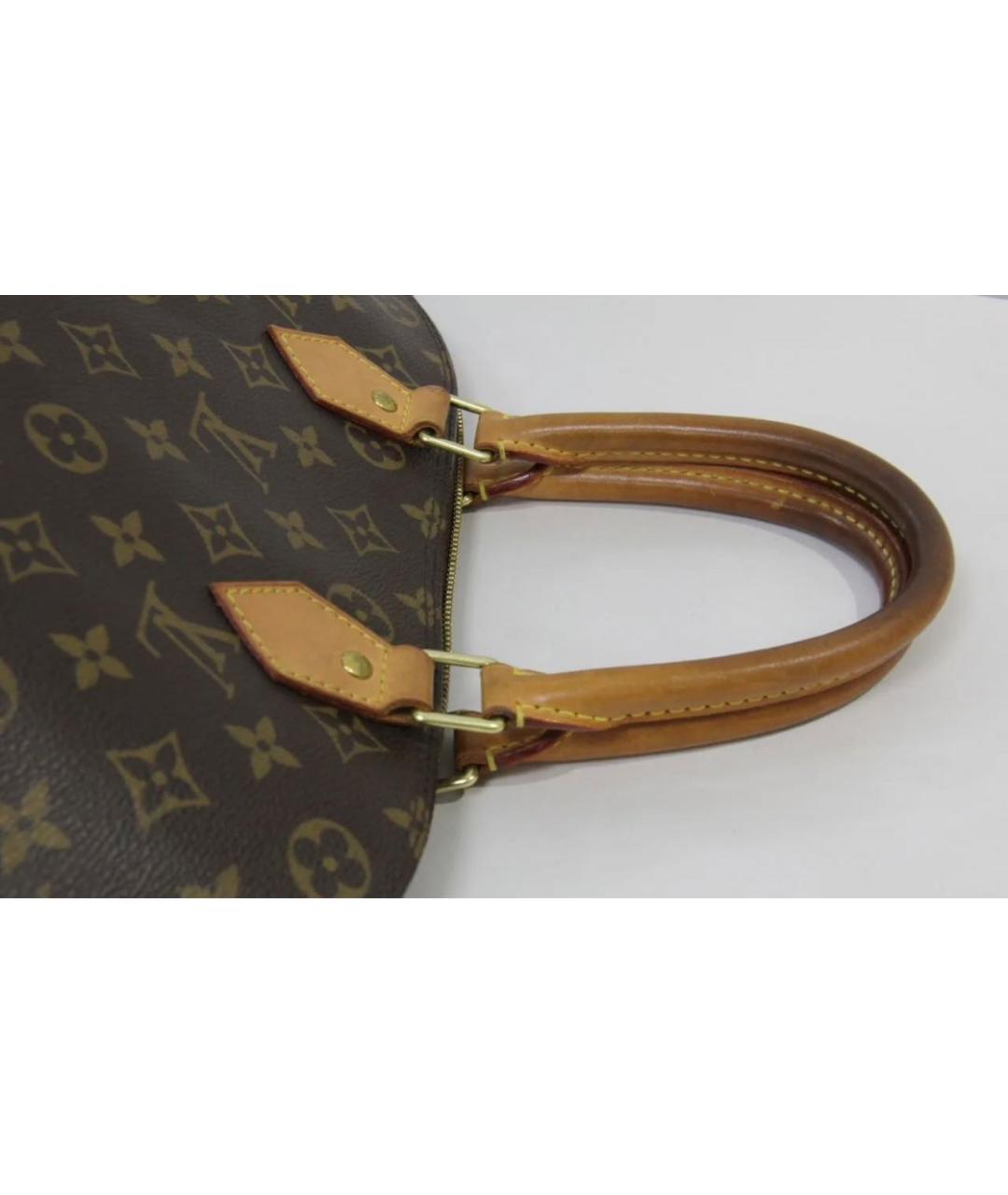 LOUIS VUITTON Коричневая сумка с короткими ручками, фото 5