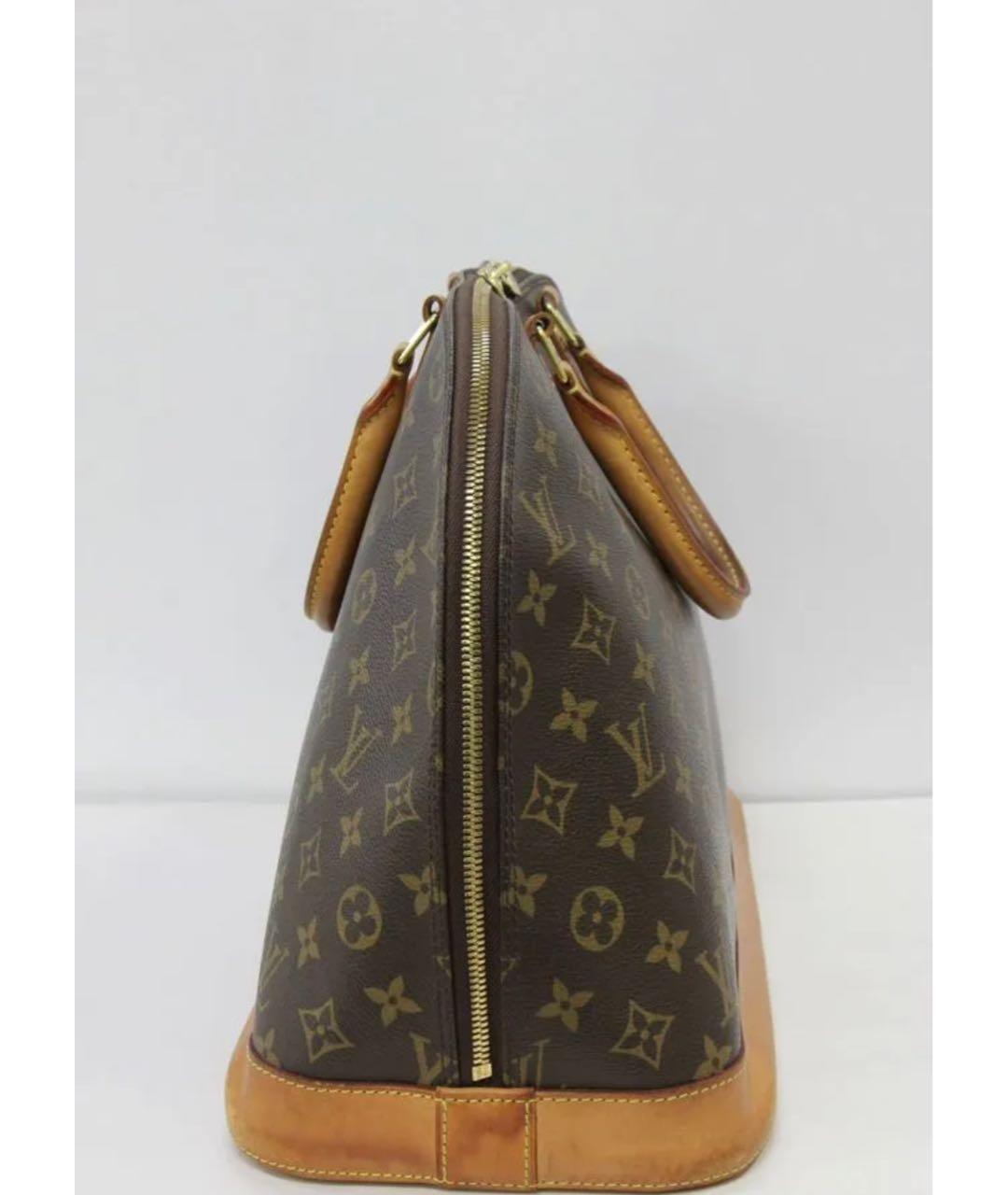 LOUIS VUITTON Коричневая сумка с короткими ручками, фото 2