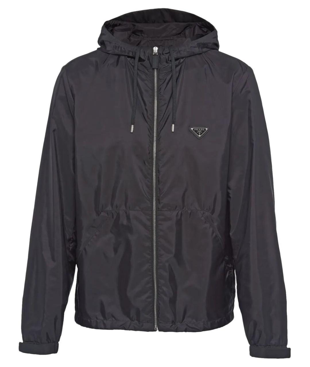 PRADA Черная полиамидовая куртка, фото 1