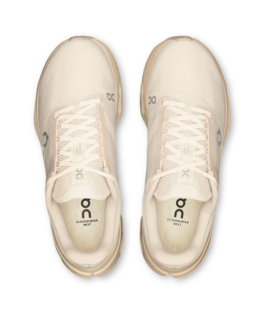 ON Бежевые синтетические кроссовки, фото 5