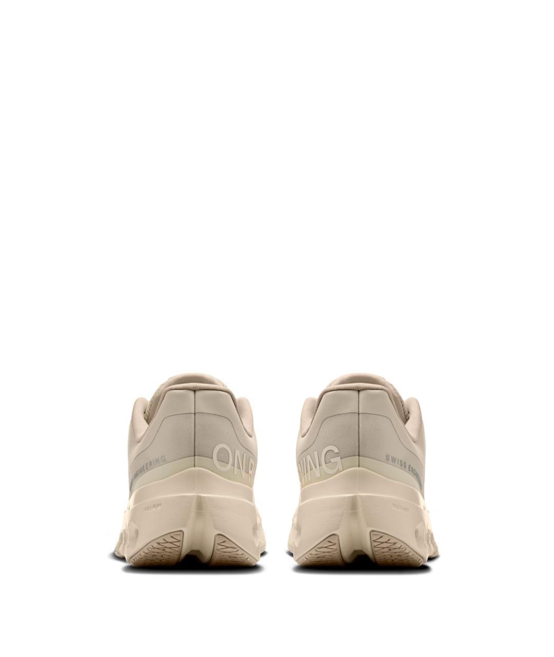 ON Бежевые синтетические кроссовки, фото 4