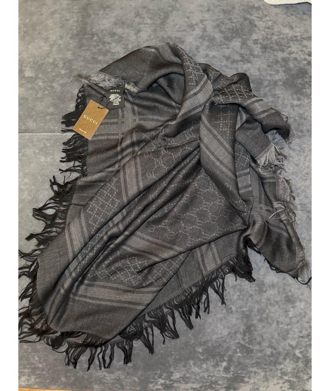 GUCCI Шерстяной шарф, фото 2