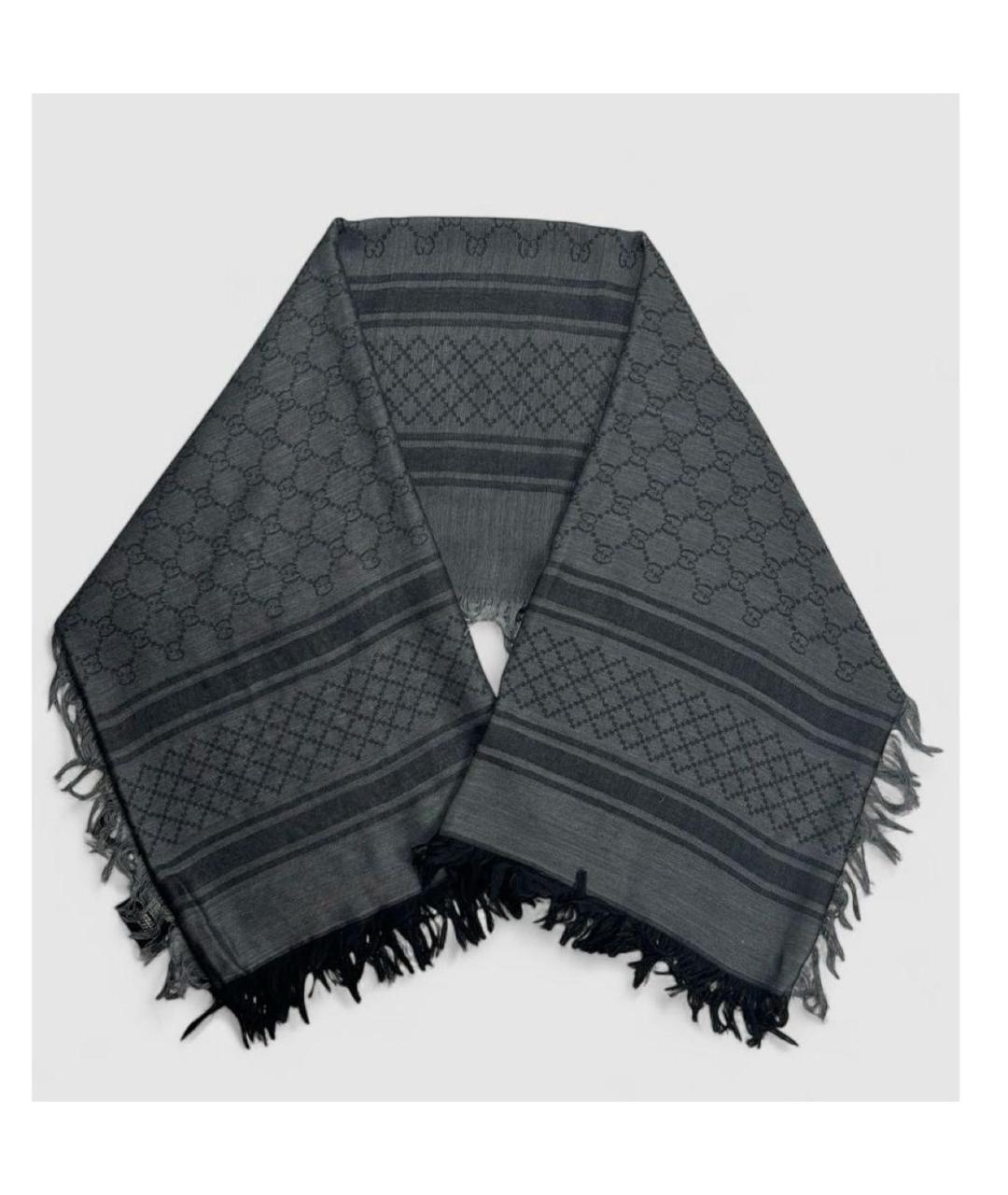 GUCCI Шерстяной шарф, фото 3