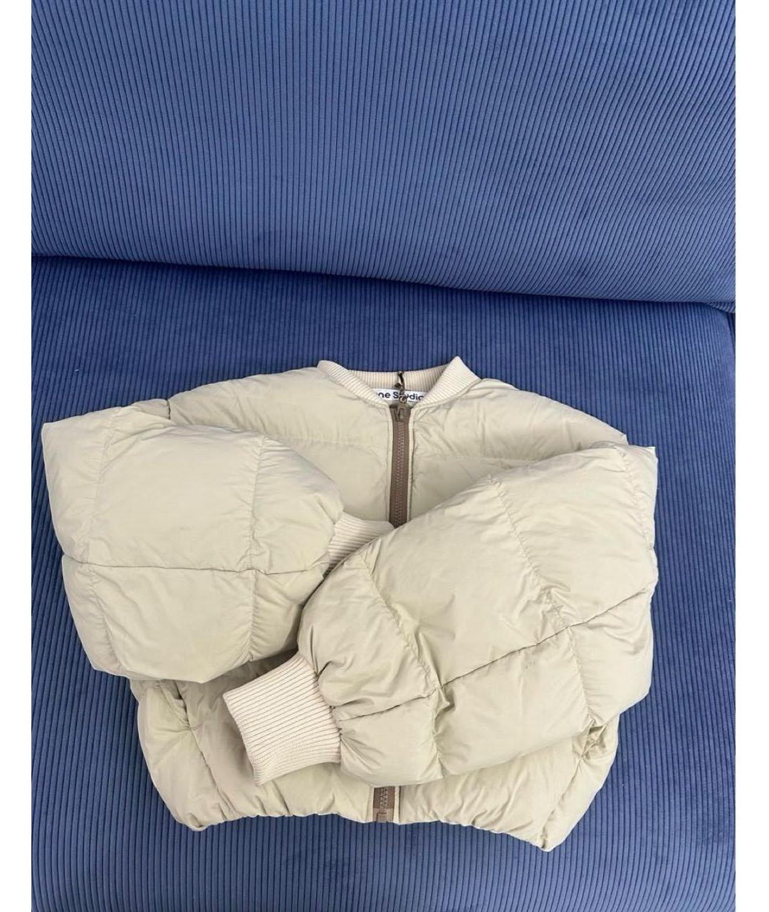 ACNE STUDIOS Бежевый пуховик, фото 5