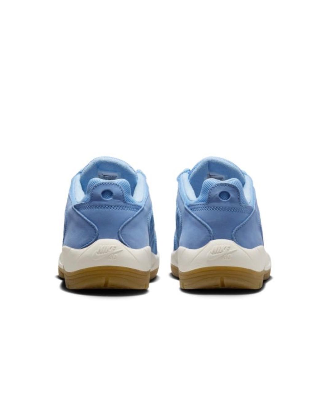 NIKE Голубые текстильные низкие кроссовки / кеды, фото 4