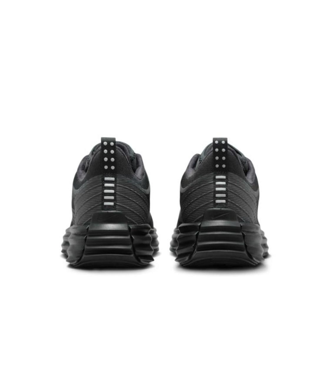 NIKE Черные текстильные низкие кроссовки / кеды, фото 4