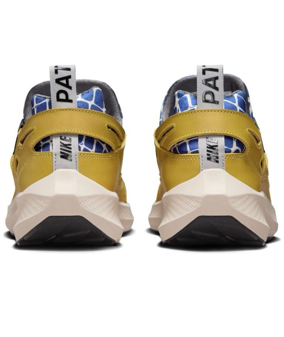 NIKE Горчичные текстильные низкие кроссовки / кеды, фото 4