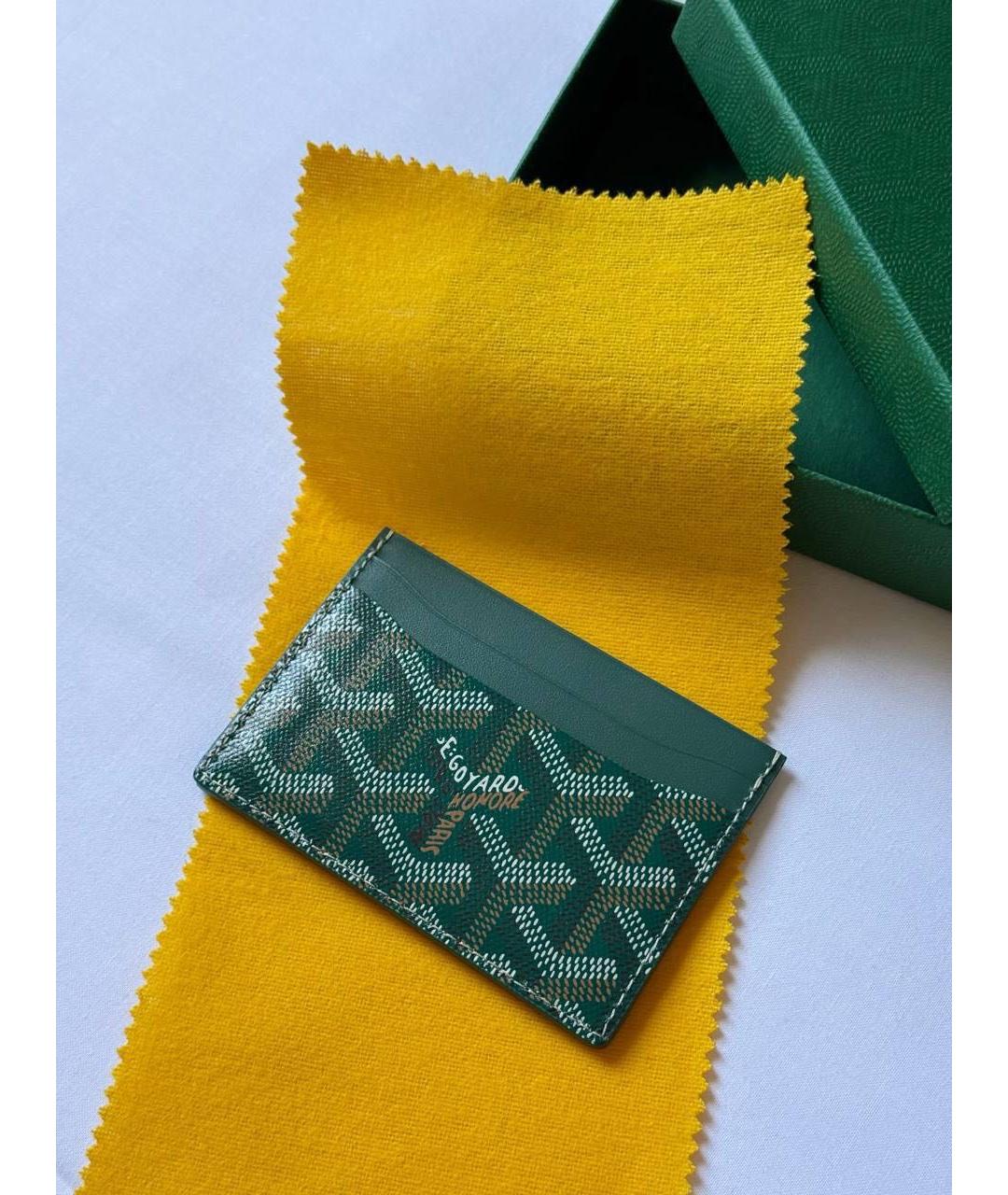 GOYARD Зеленый кардхолдер, фото 5