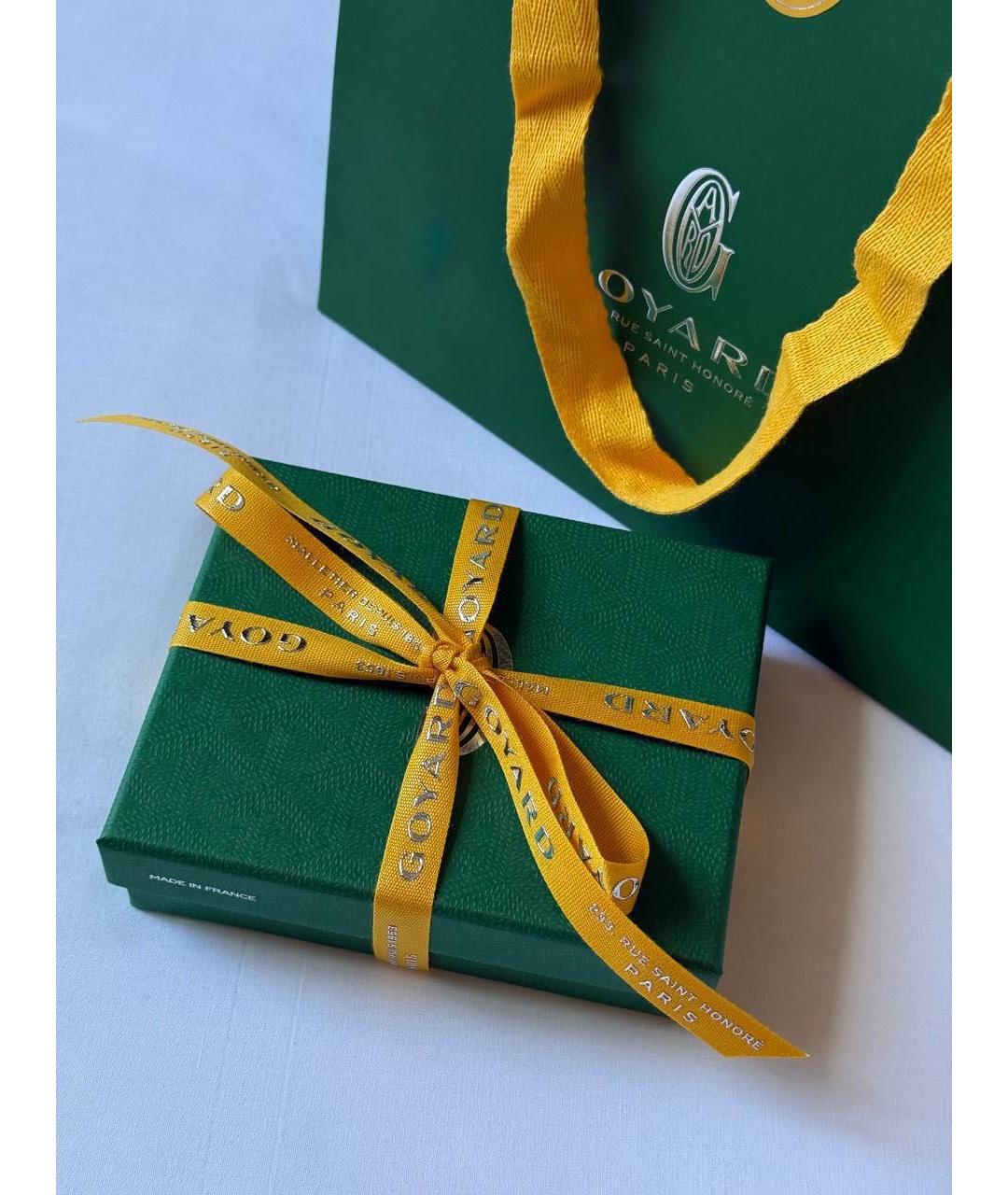 GOYARD Зеленый кардхолдер, фото 3