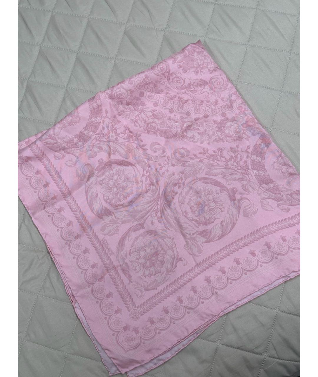 VERSACE Розовый платок, фото 4