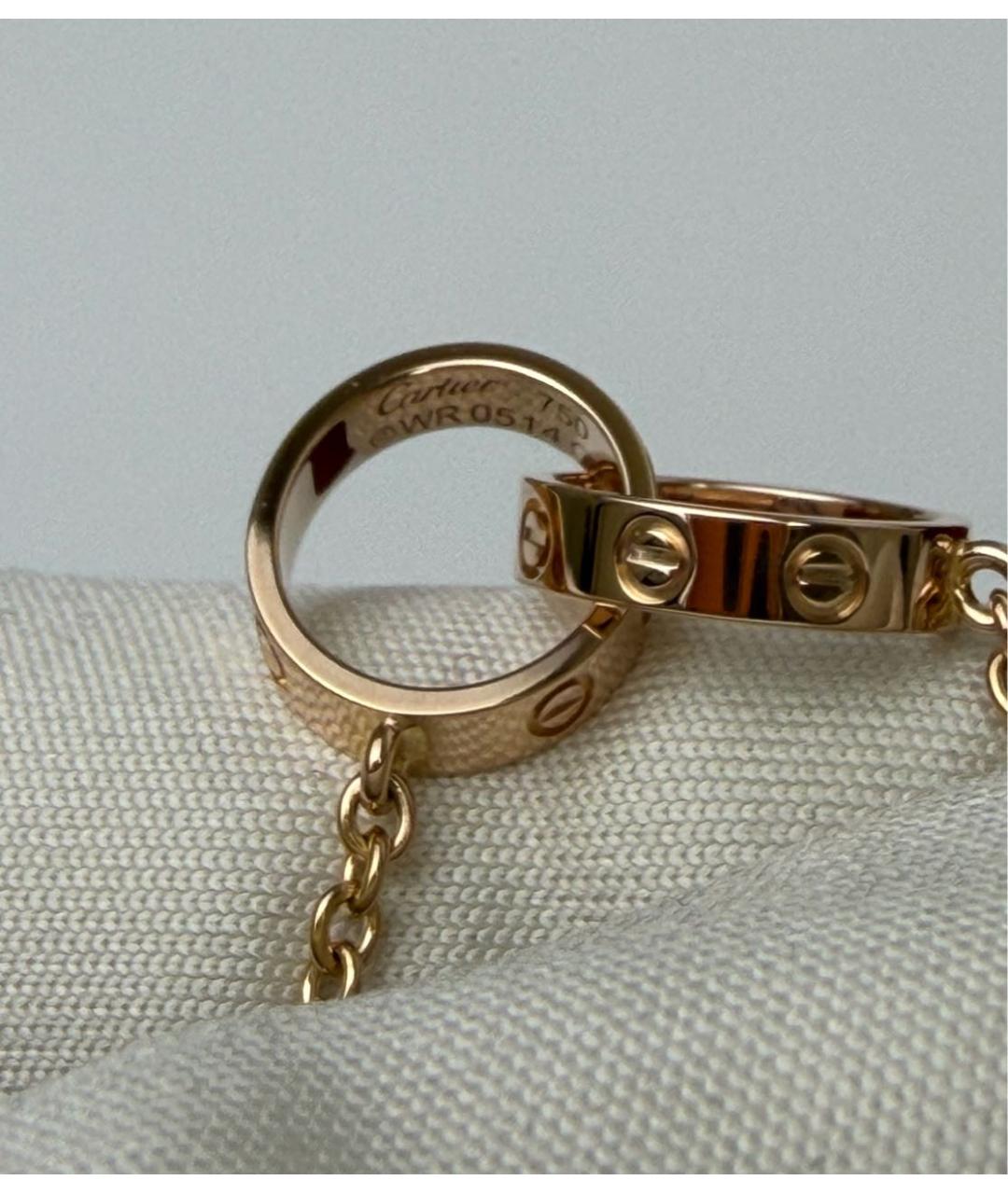 CARTIER Золотое колье из розового золота, фото 5