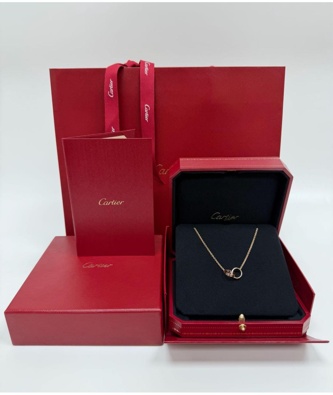 CARTIER Золотое колье из розового золота, фото 2