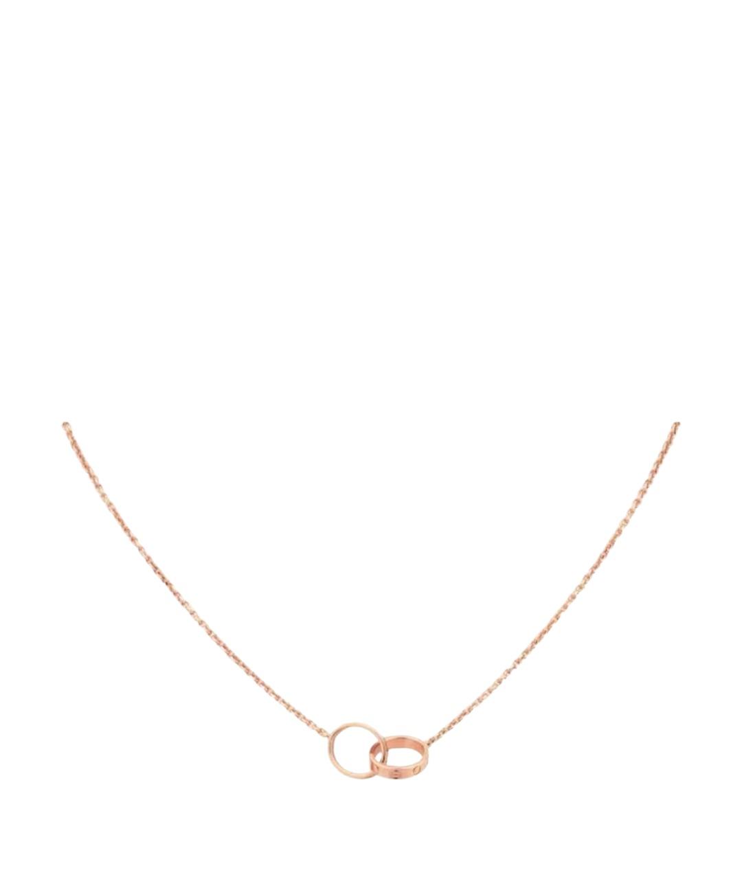 CARTIER Золотое колье из розового золота, фото 1