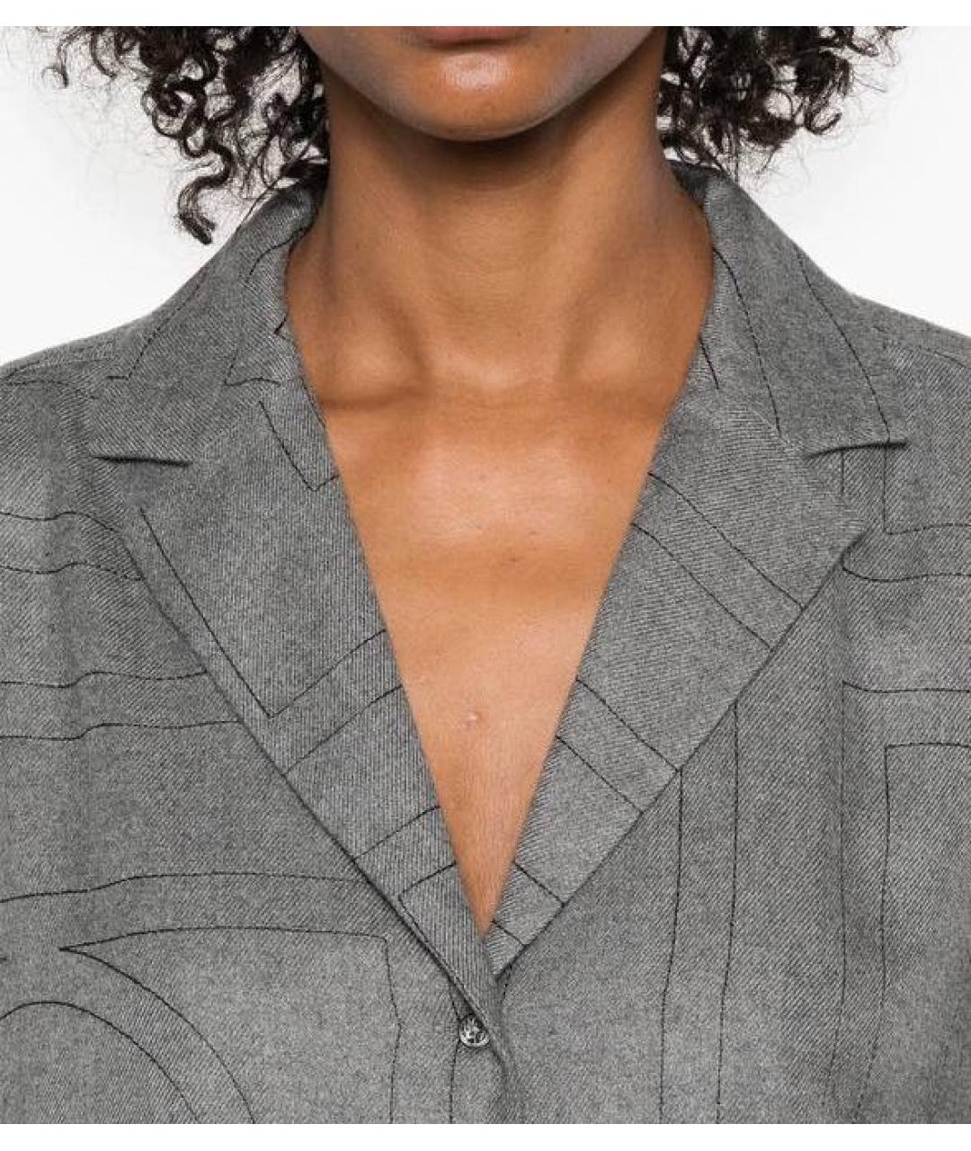 TOTEME Серый костюм с брюками, фото 6