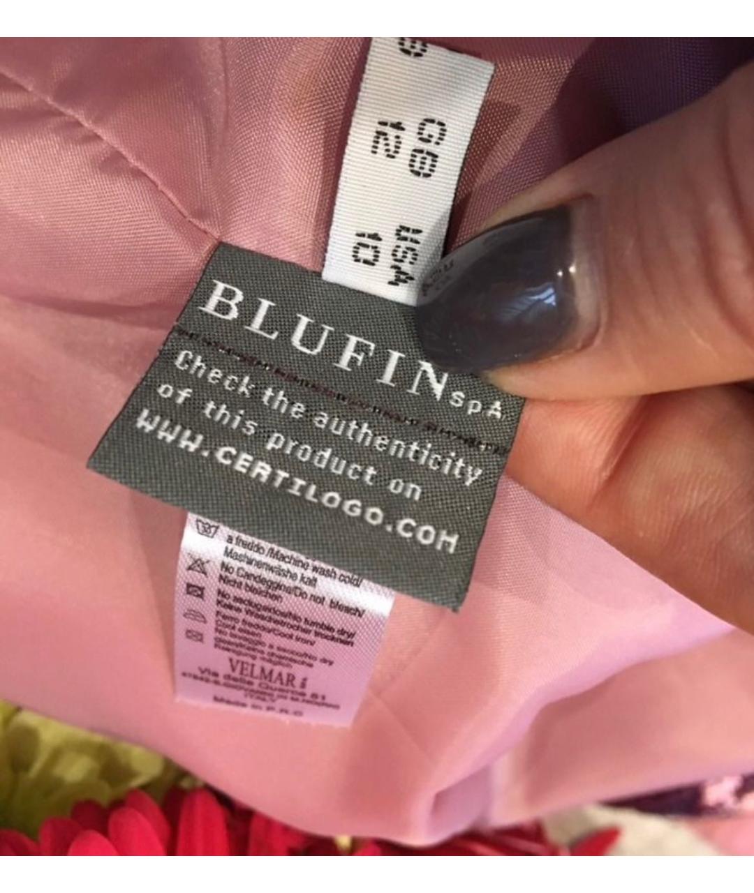 BLUGIRL Розовое шерстяное пальто, фото 6