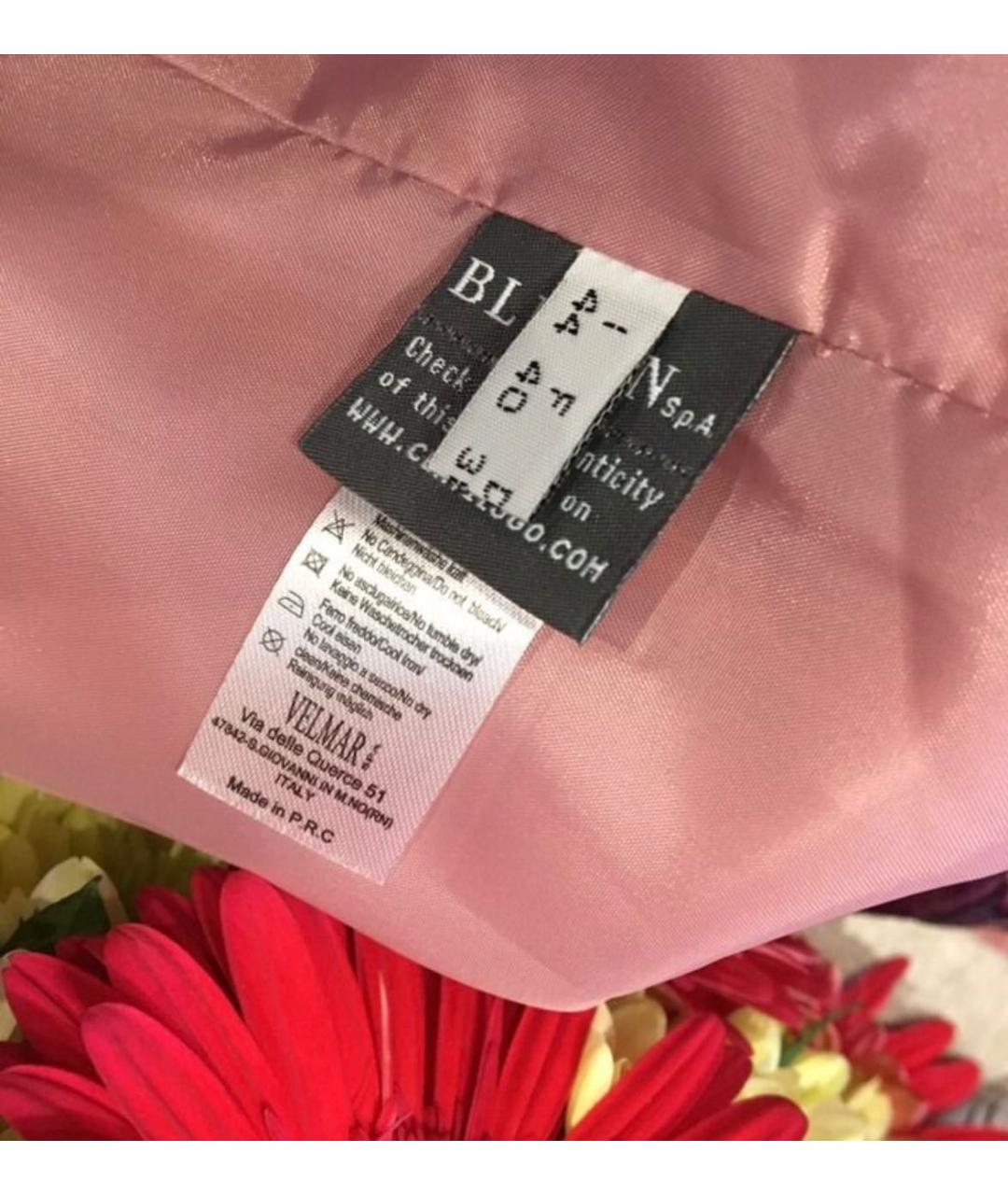 BLUGIRL Розовое шерстяное пальто, фото 5