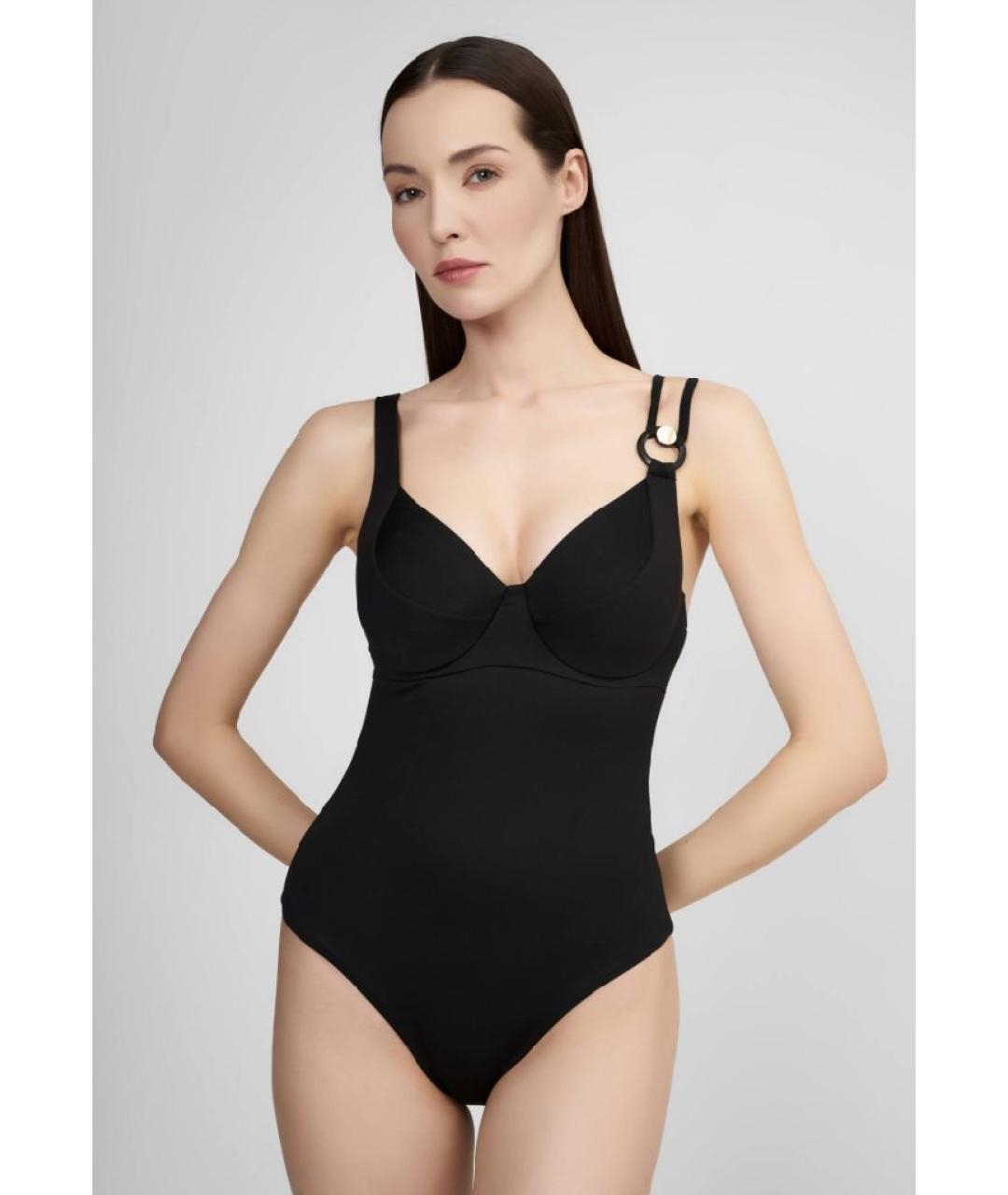 MAX MARA Черный полиамидовый купальник, фото 3