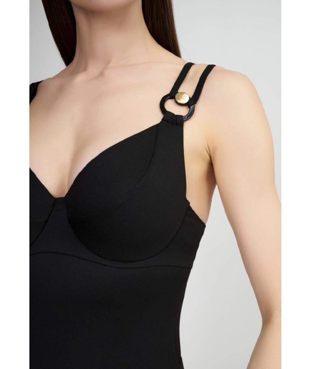 MAX MARA Черный полиамидовый купальник, фото 2