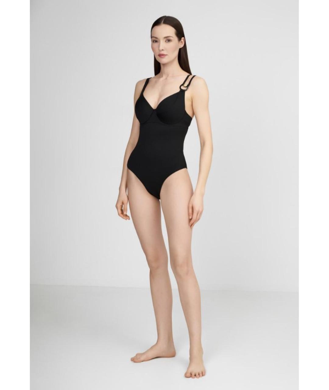 MAX MARA Черный полиамидовый купальник, фото 5