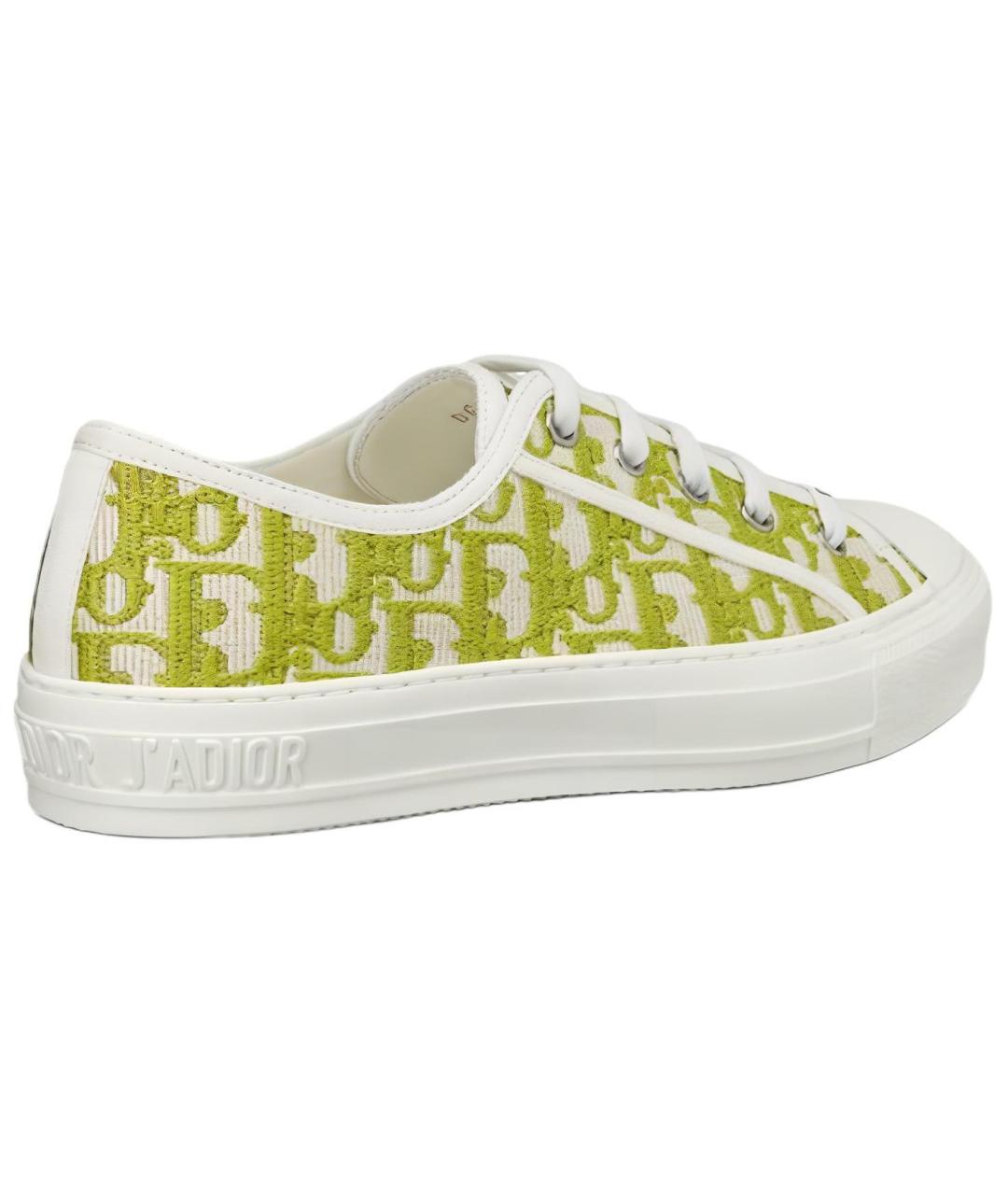 CHRISTIAN DIOR Мульти текстильные кроссовки, фото 4
