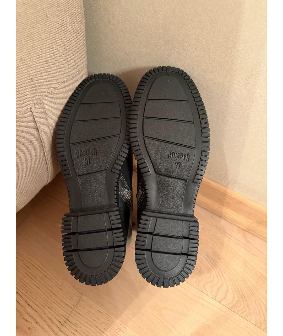 Camper Серые кожаные ботинки, фото 5