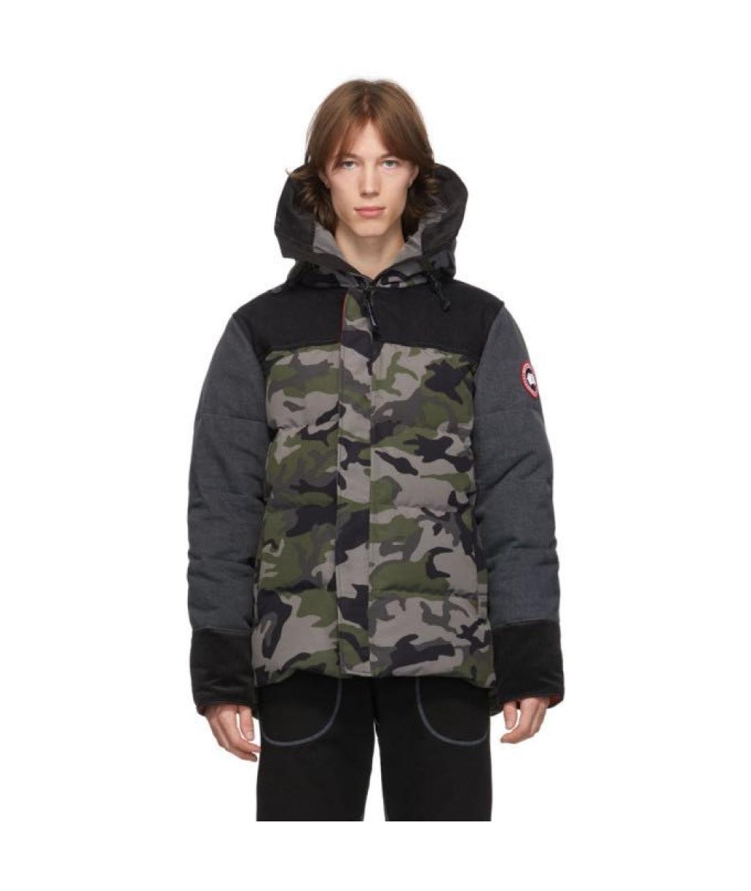 JUNYA WATANABE Хаки хлопковый пуховик, фото 2