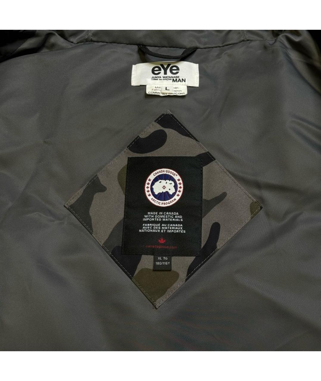 JUNYA WATANABE Хаки хлопковый пуховик, фото 3