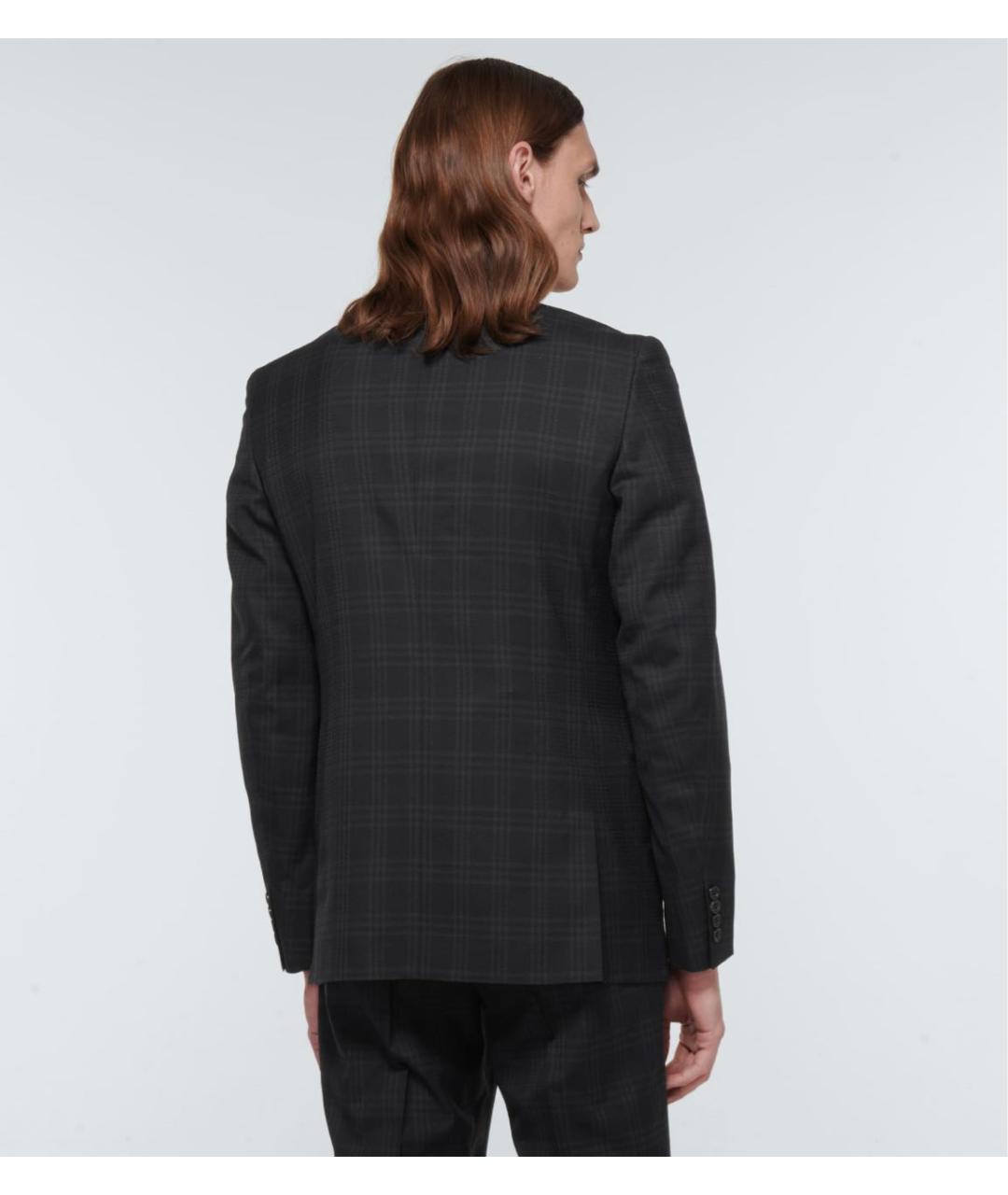 COMME DES GARҪONS HOMME Темно-синий шерстяной пиджак, фото 2