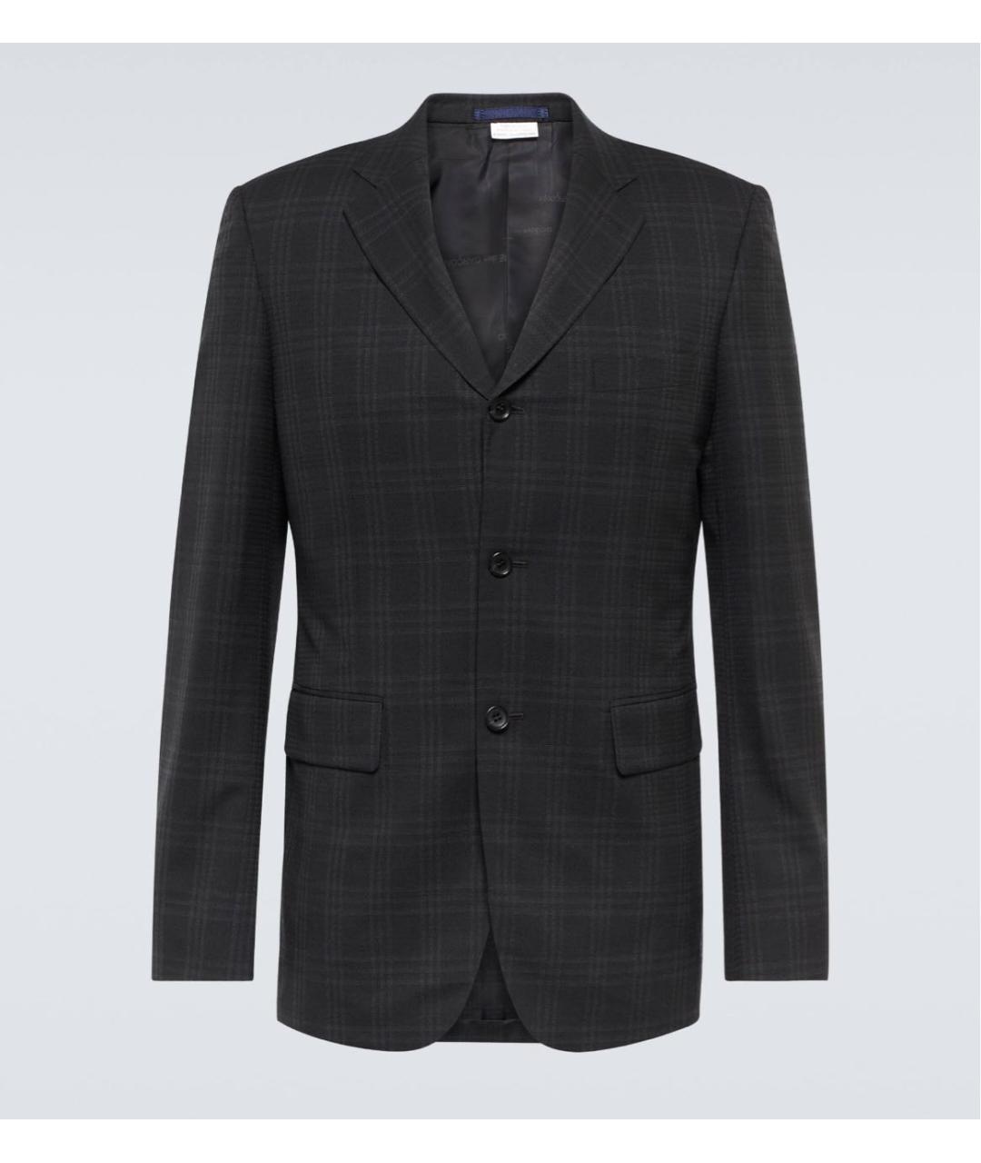 COMME DES GARҪONS HOMME Темно-синий шерстяной пиджак, фото 6