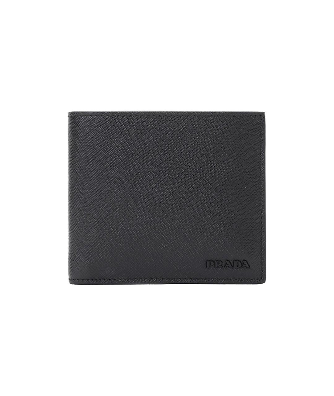 PRADA Черный кожаный кошелек, фото 6