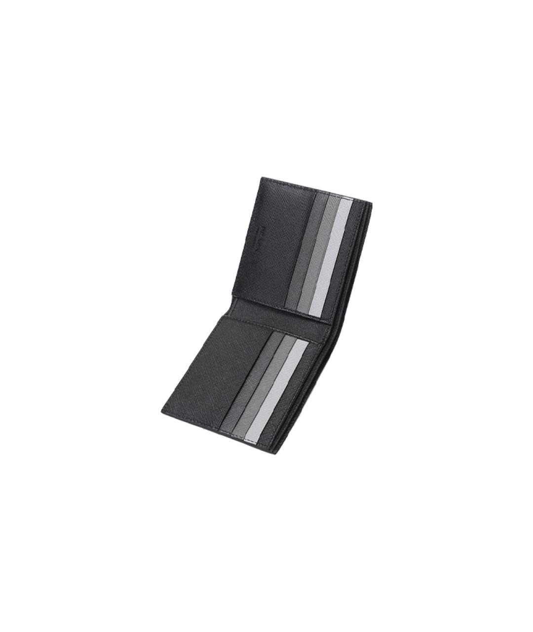 PRADA Черный кожаный кошелек, фото 5