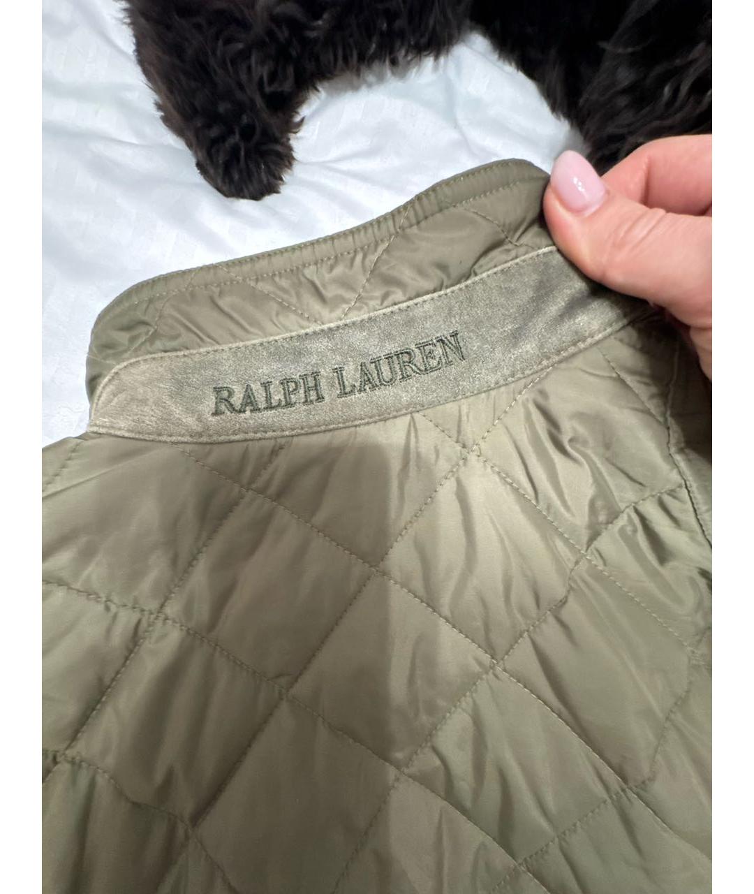 POLO RALPH LAUREN Хаки полиэстеровая куртка, фото 2