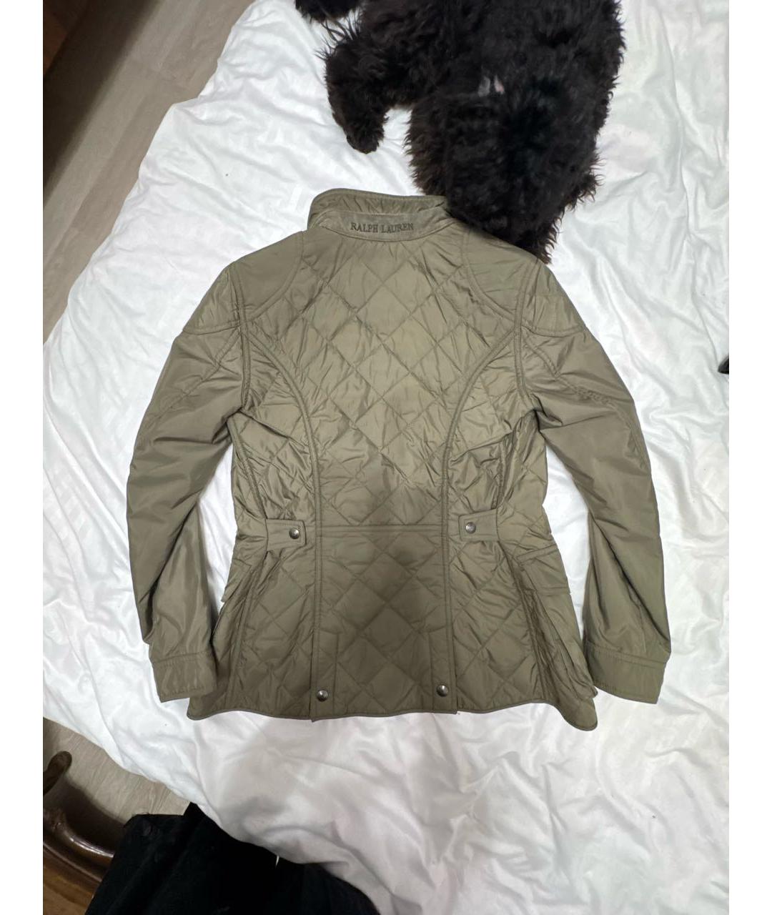 POLO RALPH LAUREN Хаки полиэстеровая куртка, фото 3
