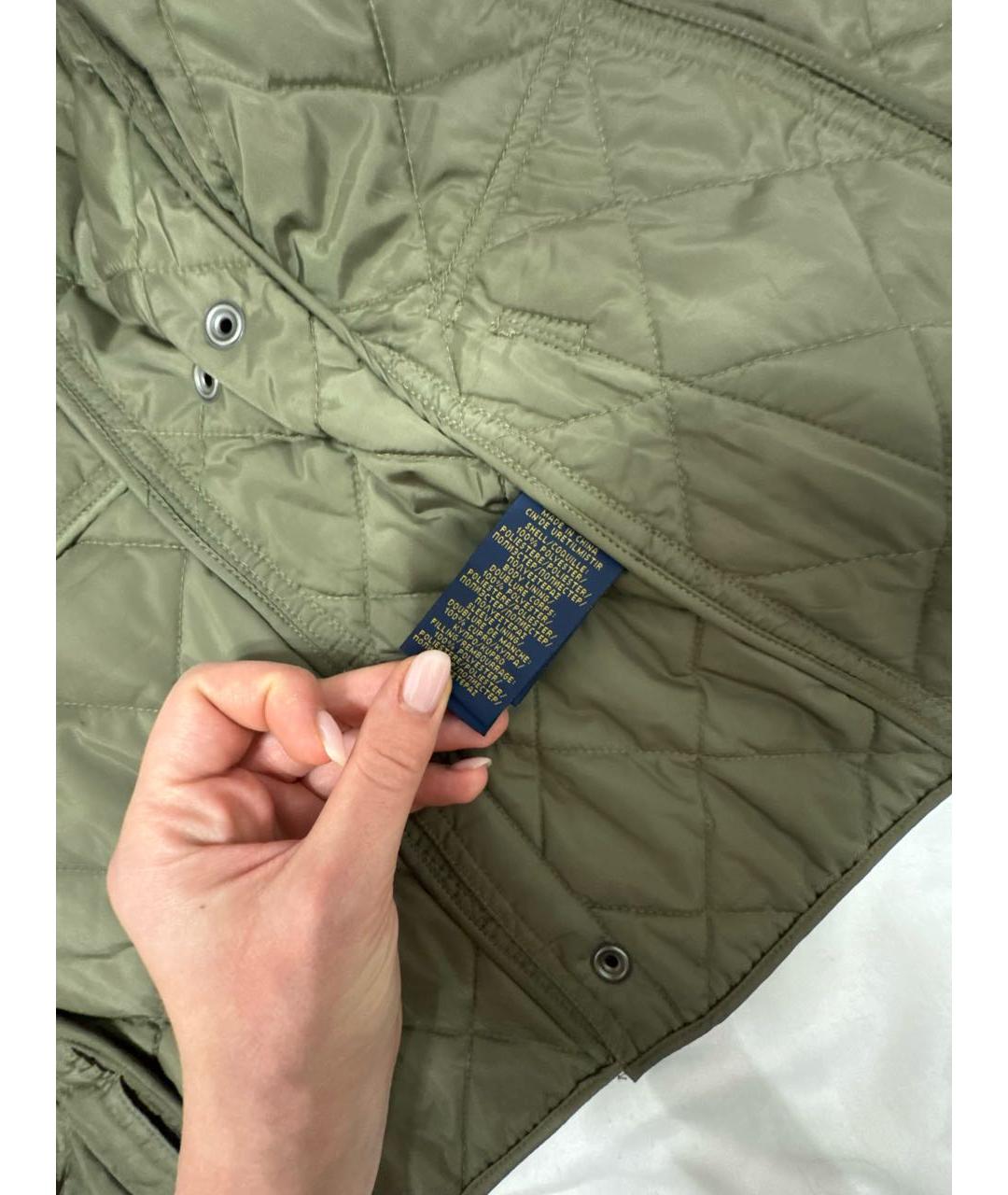 POLO RALPH LAUREN Хаки полиэстеровая куртка, фото 6