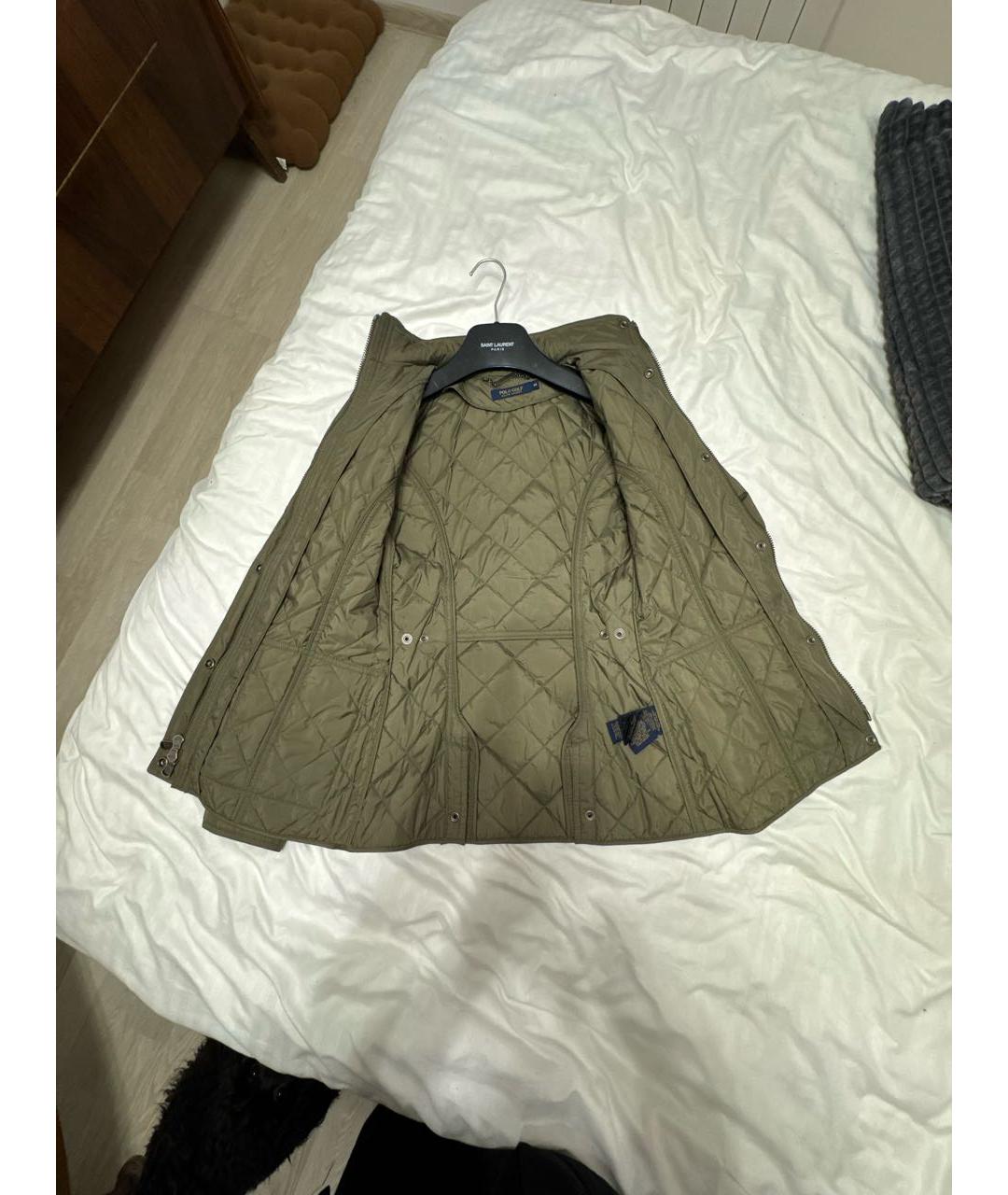 POLO RALPH LAUREN Хаки полиэстеровая куртка, фото 4