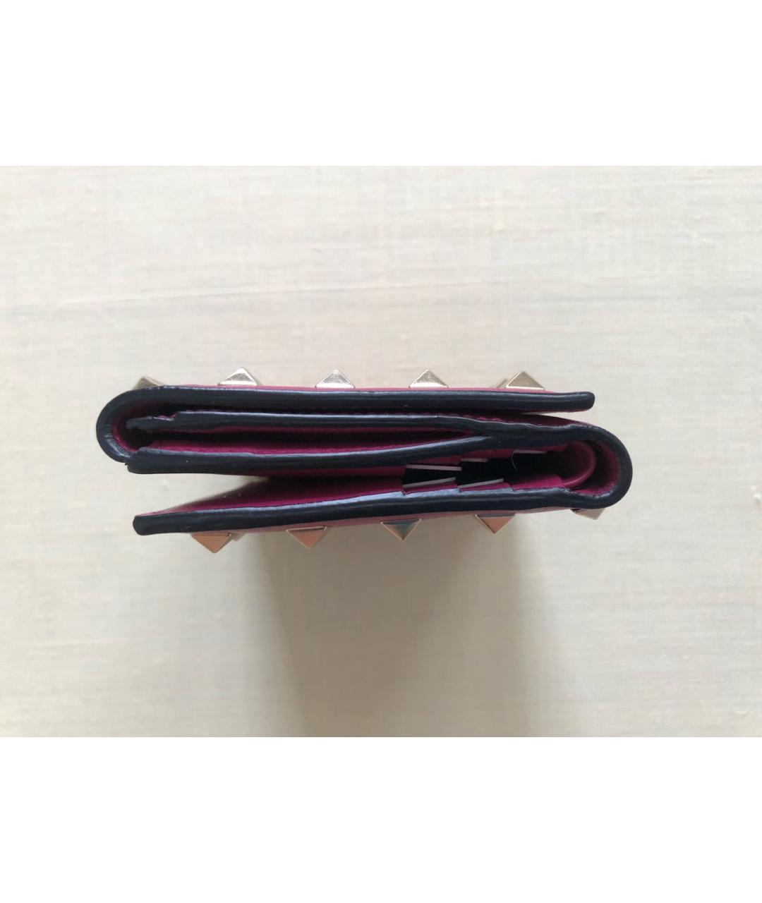 VALENTINO Фуксия кожаный кошелек, фото 8