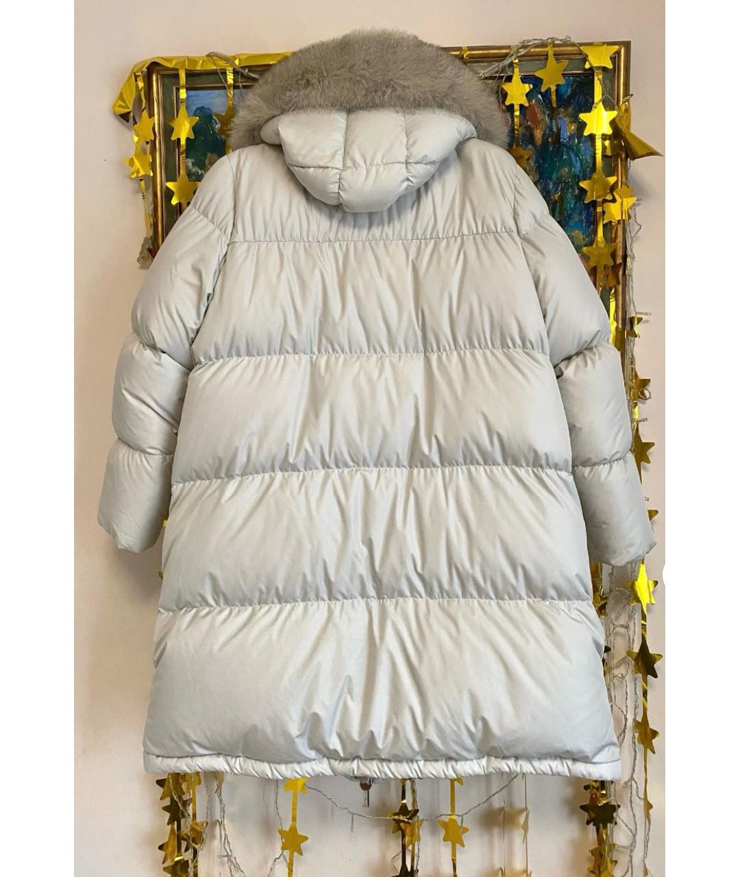 MOORER Белый пуховик, фото 8
